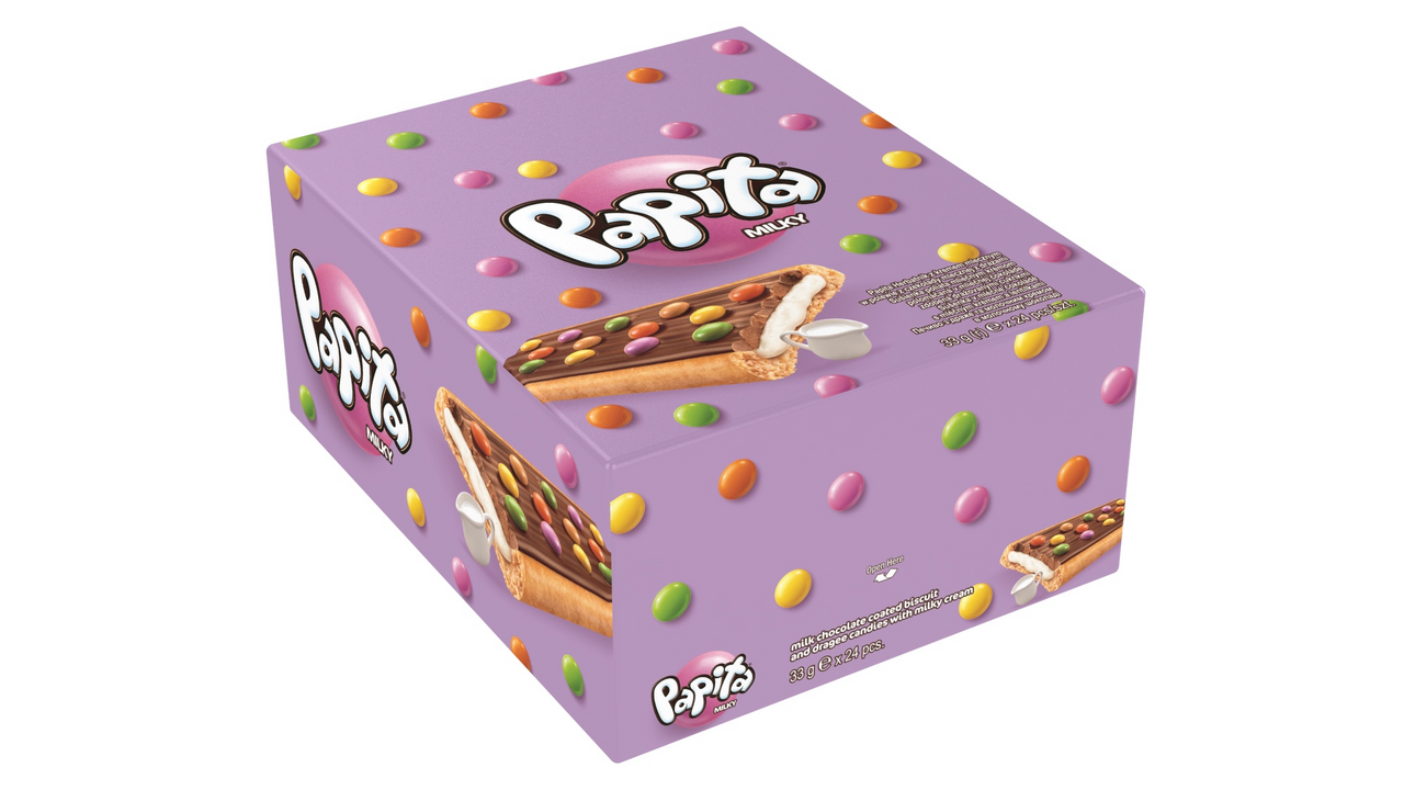 SÖLEN Papita sušienky mliečne 24 x 33 g