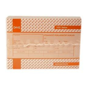 OPTYS Výdavkový pokladničný doklad A6 NCR 5ks