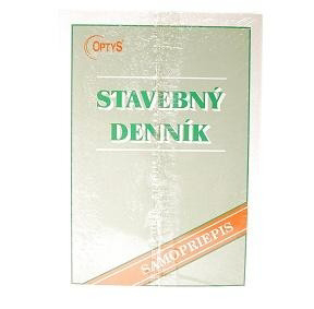 OPTYS Stavebný denník A4/53 listov NCR 3ks