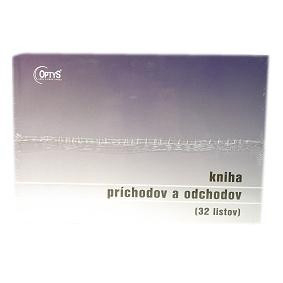 OPTYS Kniha príchodov a odchodov A4/32 listov 5ks