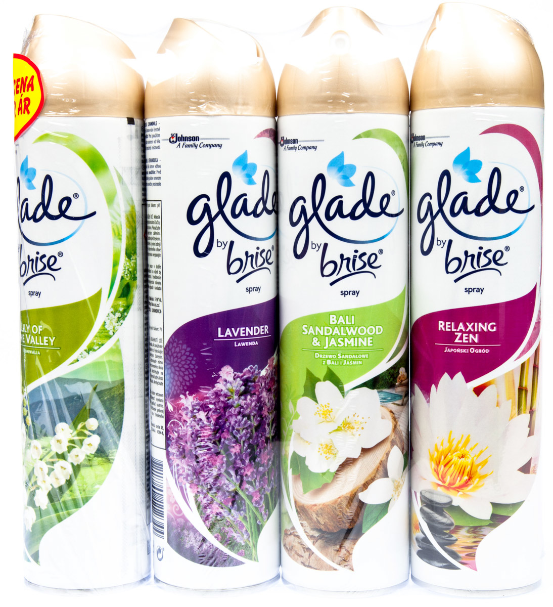 glade by brise aerosól mix vôní osviežovač 4 x 300 ml