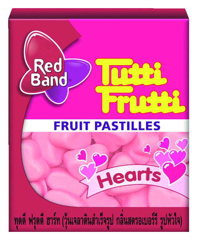 Haas Tutti frutti srdce 48 x 15 g