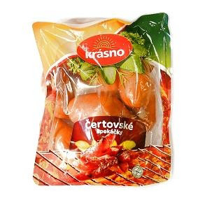 KRÁSNO Čertovské špekačky chlad. váž. cca 1 kg 