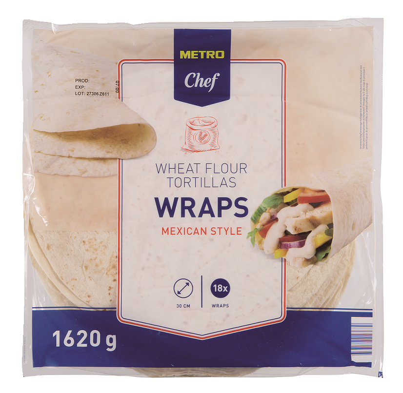METRO Chef Tortilla “12“ 18 x 90 g
