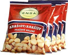 Ensa Arašidy pražené solené 5 x 100 g