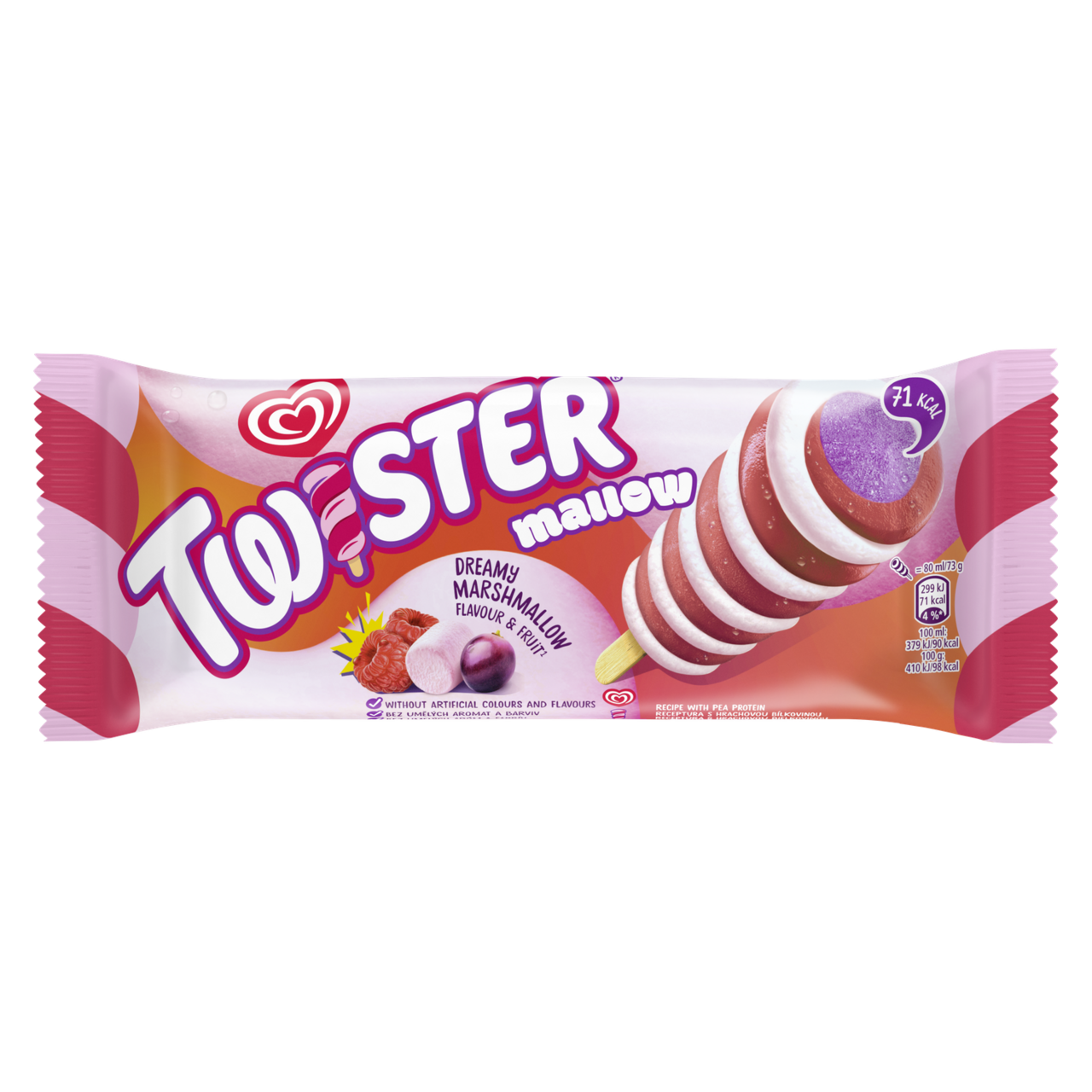 ALGIDA TWISTER Mallow nanuk mraz. 35 x 80 ml