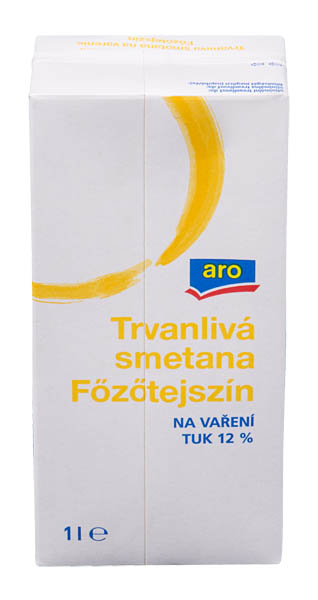 aro Smotana na varenie UHT živoč. 12 % chlad. 1 l