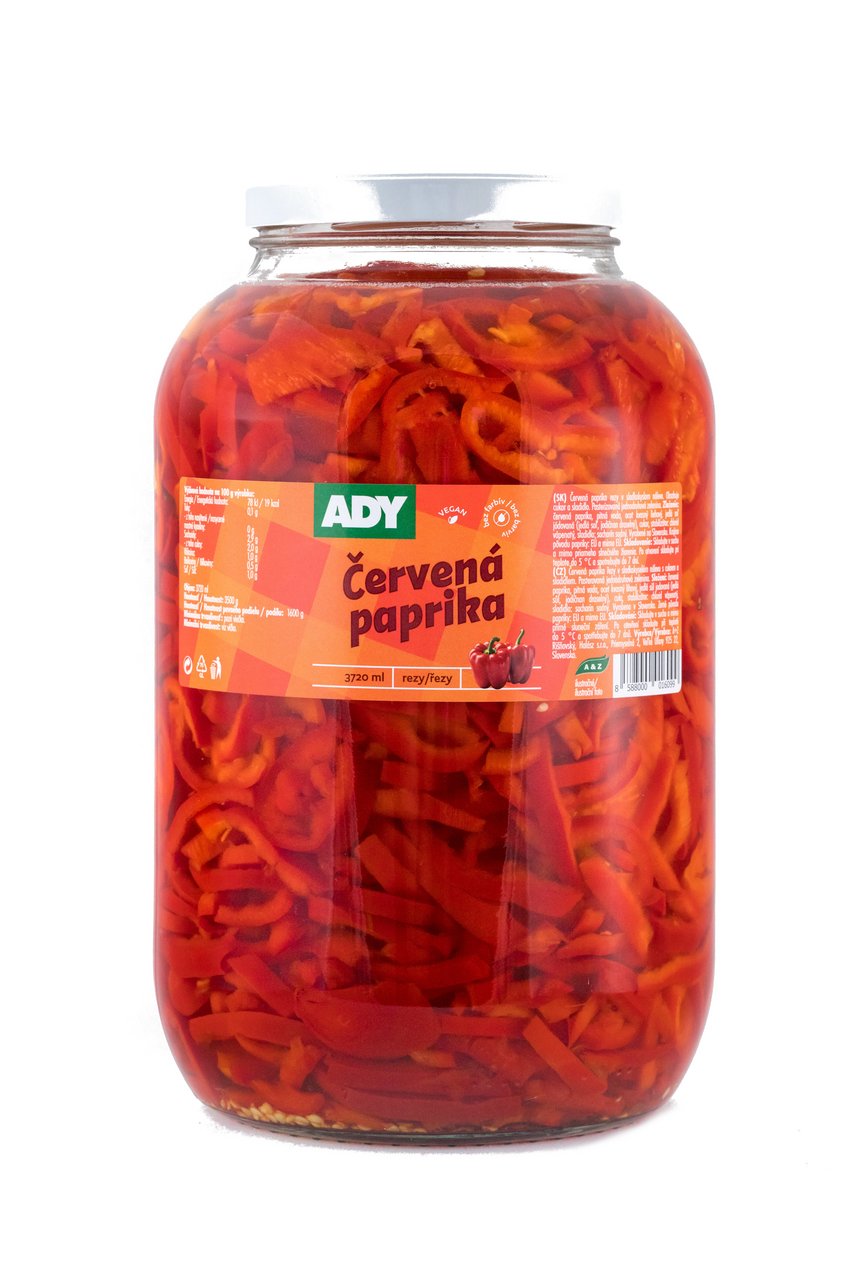 ADY Paprika červená rezaná 3500 g