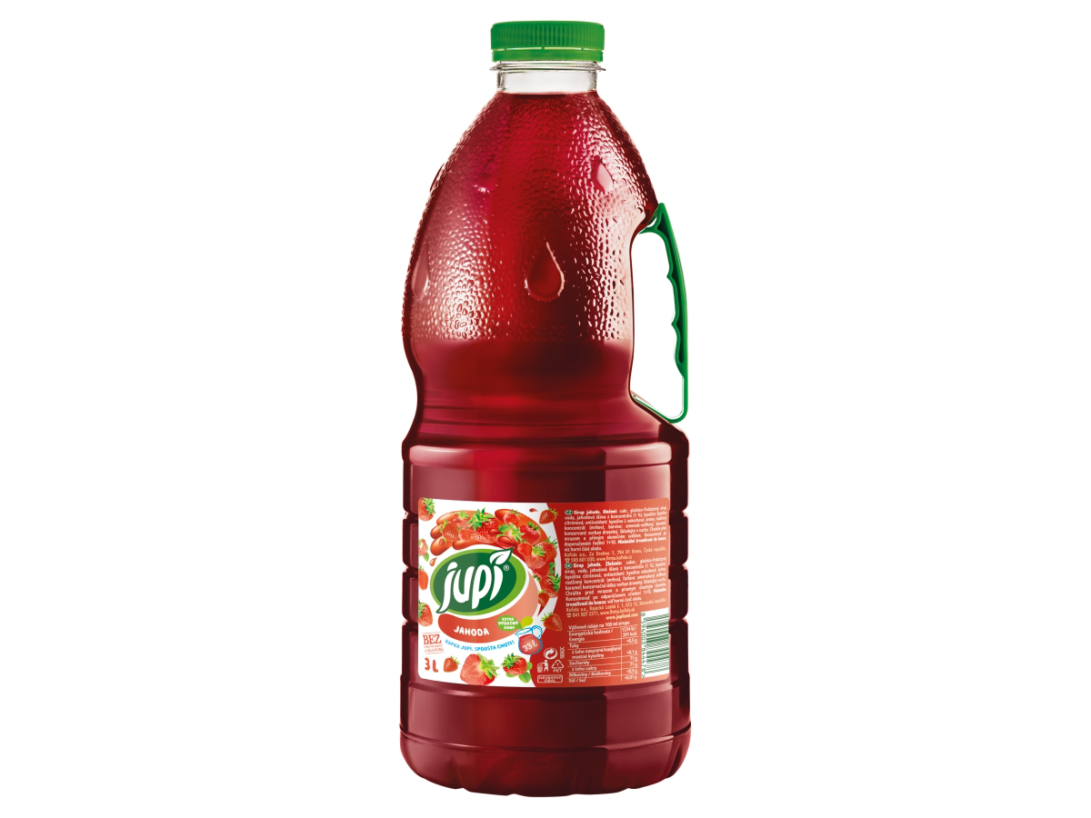 JUPÍ sirup jahoda 3 l PET