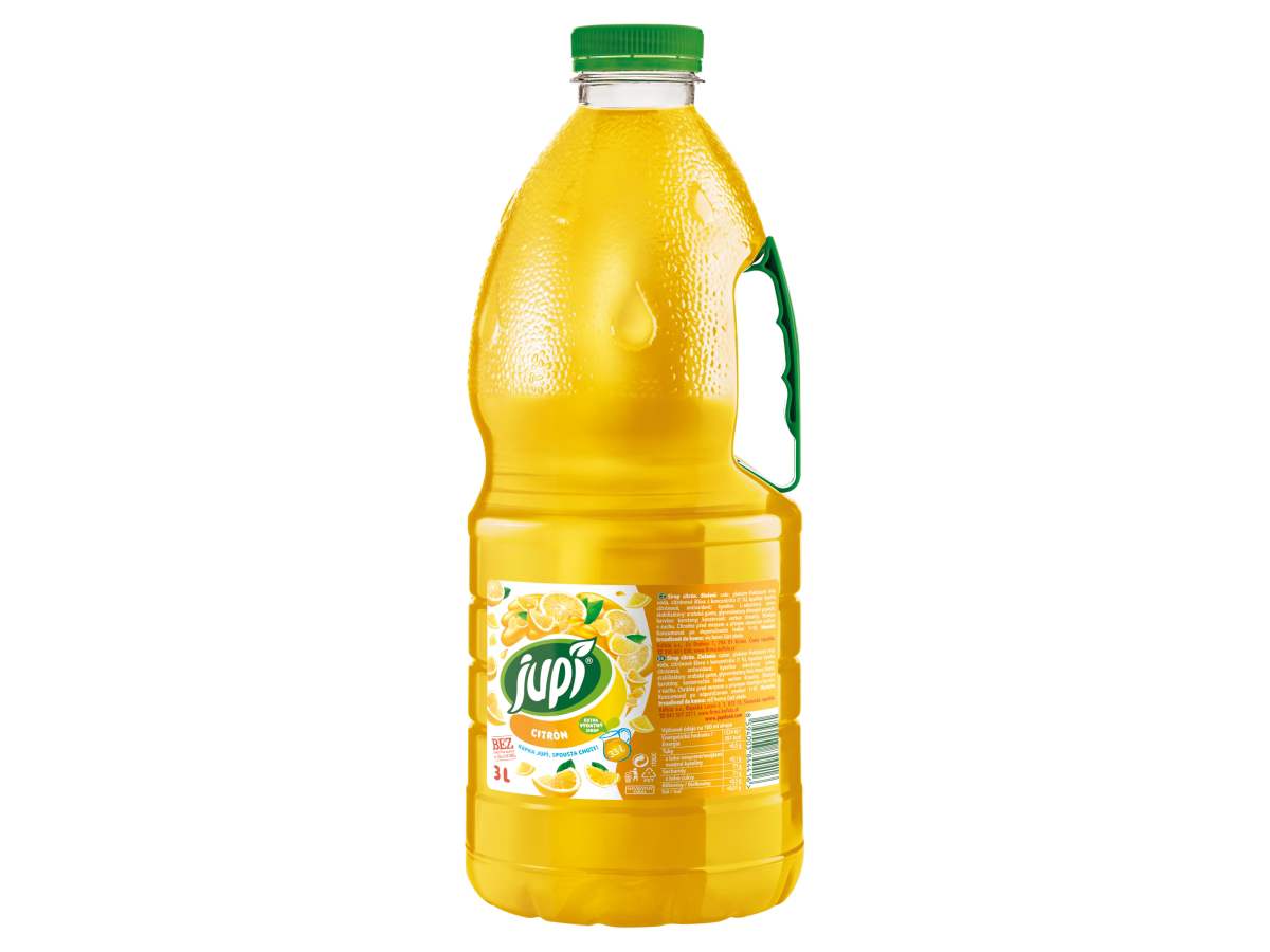 JUPÍ sirup citrón 3 l PET