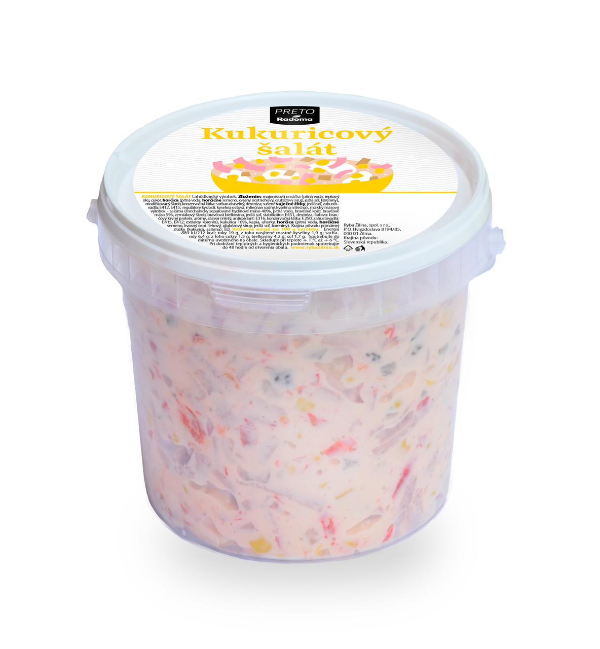 RADOMA Kukuricový lahôdkový šalát chlad. 1 kg