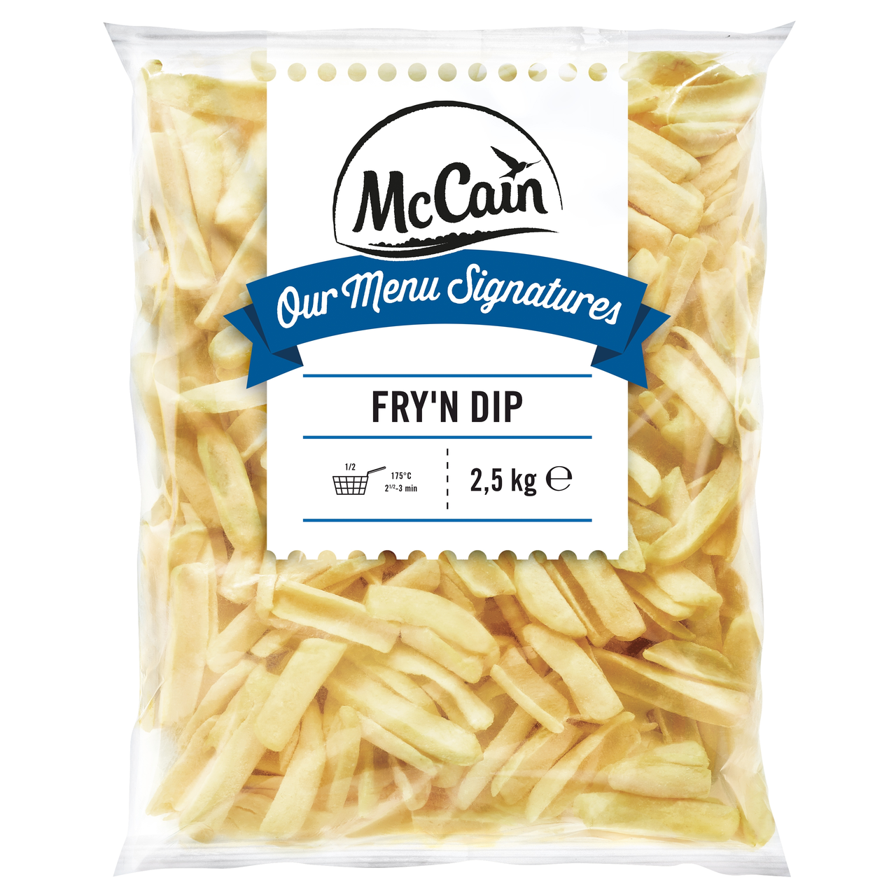 McCain Fry & Dip hranolky mraz. 2,5 kg