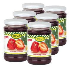 RISO džem jahodový 6 x 340 g
