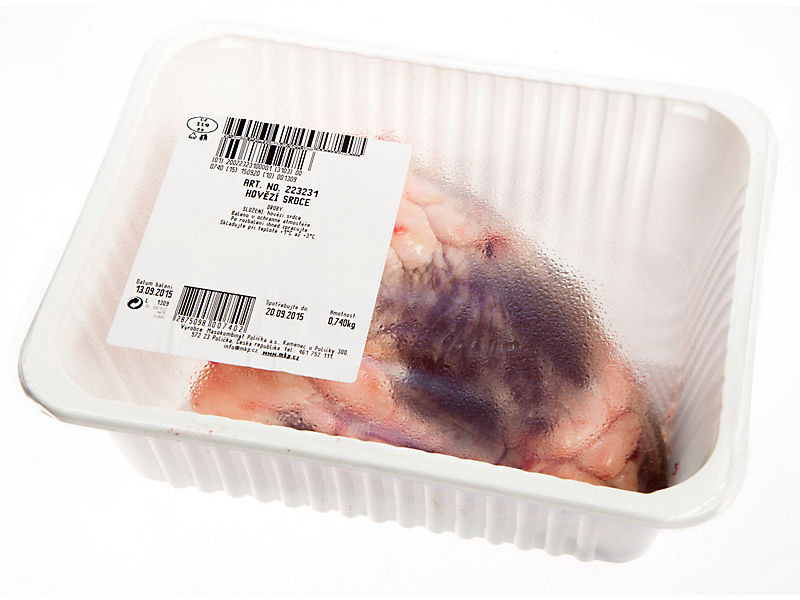 Kostelecké uzeniny Hovädzie srdcia chlad. váž. cca 0,5 kg 
