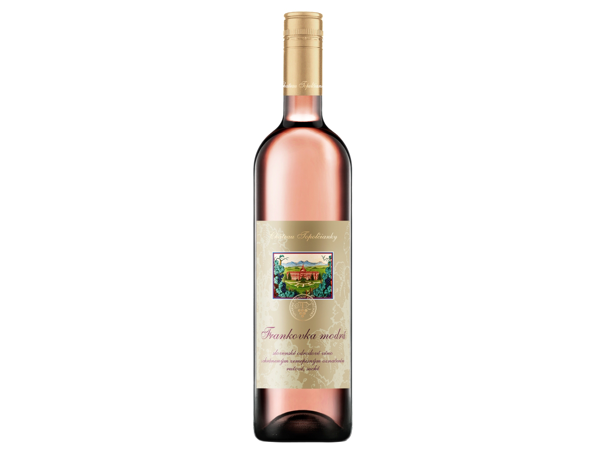 Château Topoľčianky Frankovka modrá ružová akostné 750 ml