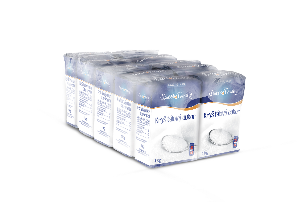 Sweet Family Cukor kryštálový 10 x 1 kg
