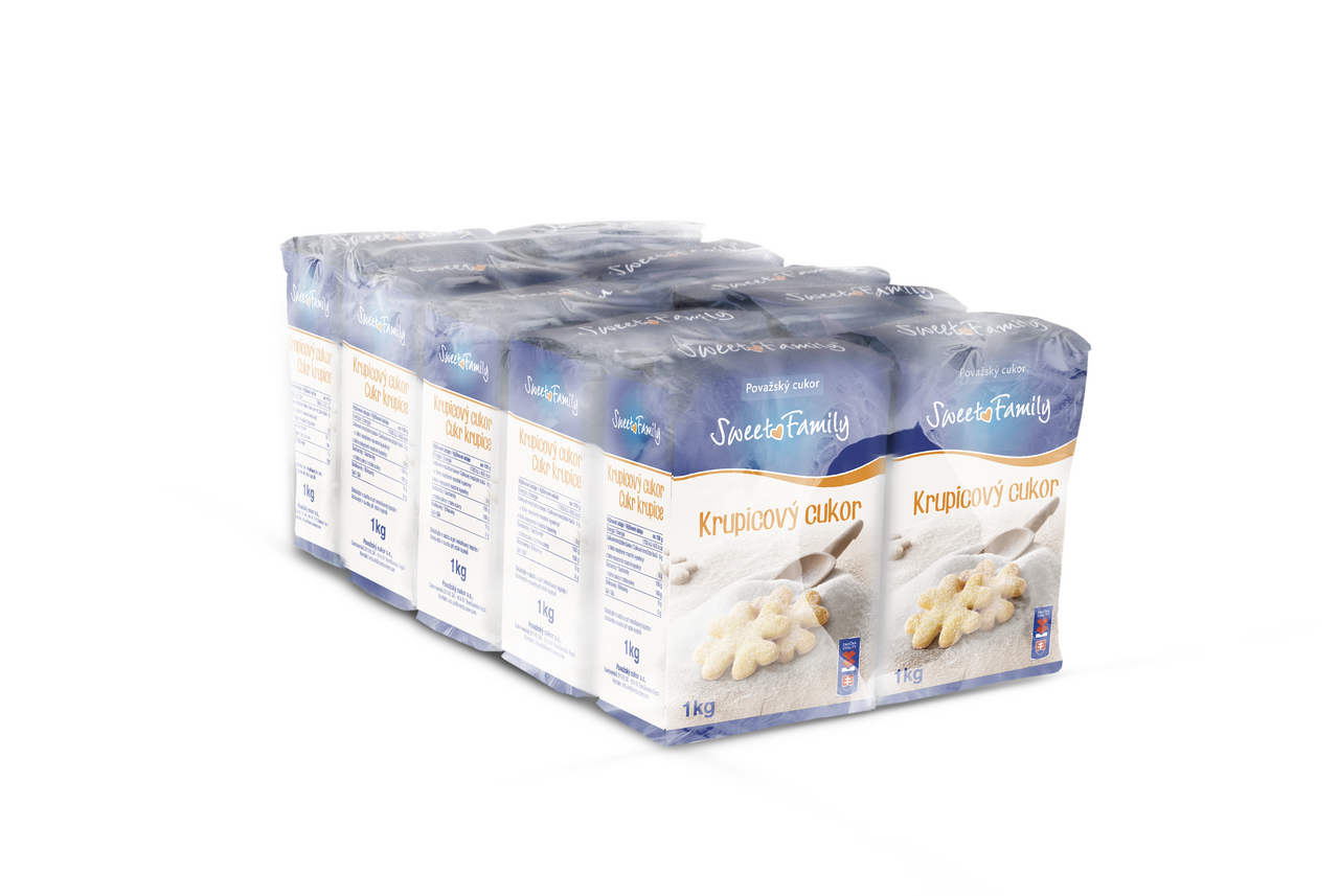 Sweet Family Cukor krupicový 10 x 1 kg