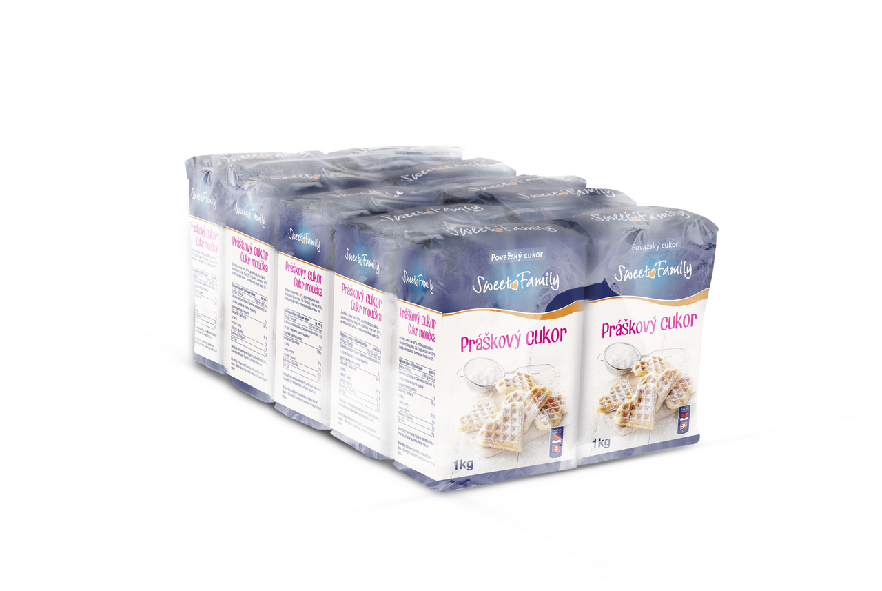 Sweet Family Cukor práškový 10 x 1 kg