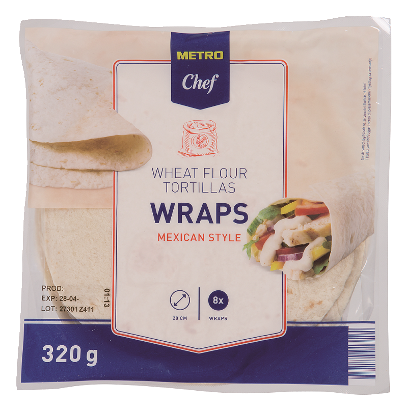 METRO Chef Tortilla “8“ 20cm 8 x 40 g