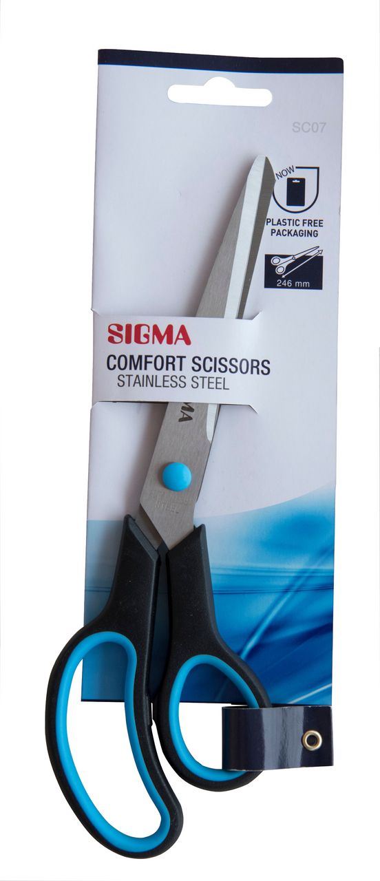 SIGMA Nožnice soft grip 24,6 cm 1 ks