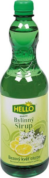 HELLO Sirup bazový kvet citrón 10 x 700 ml PET