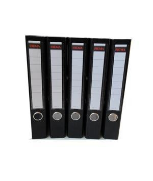 SIGMA Zakladač pákový A4 50 mm čierny 5 ks