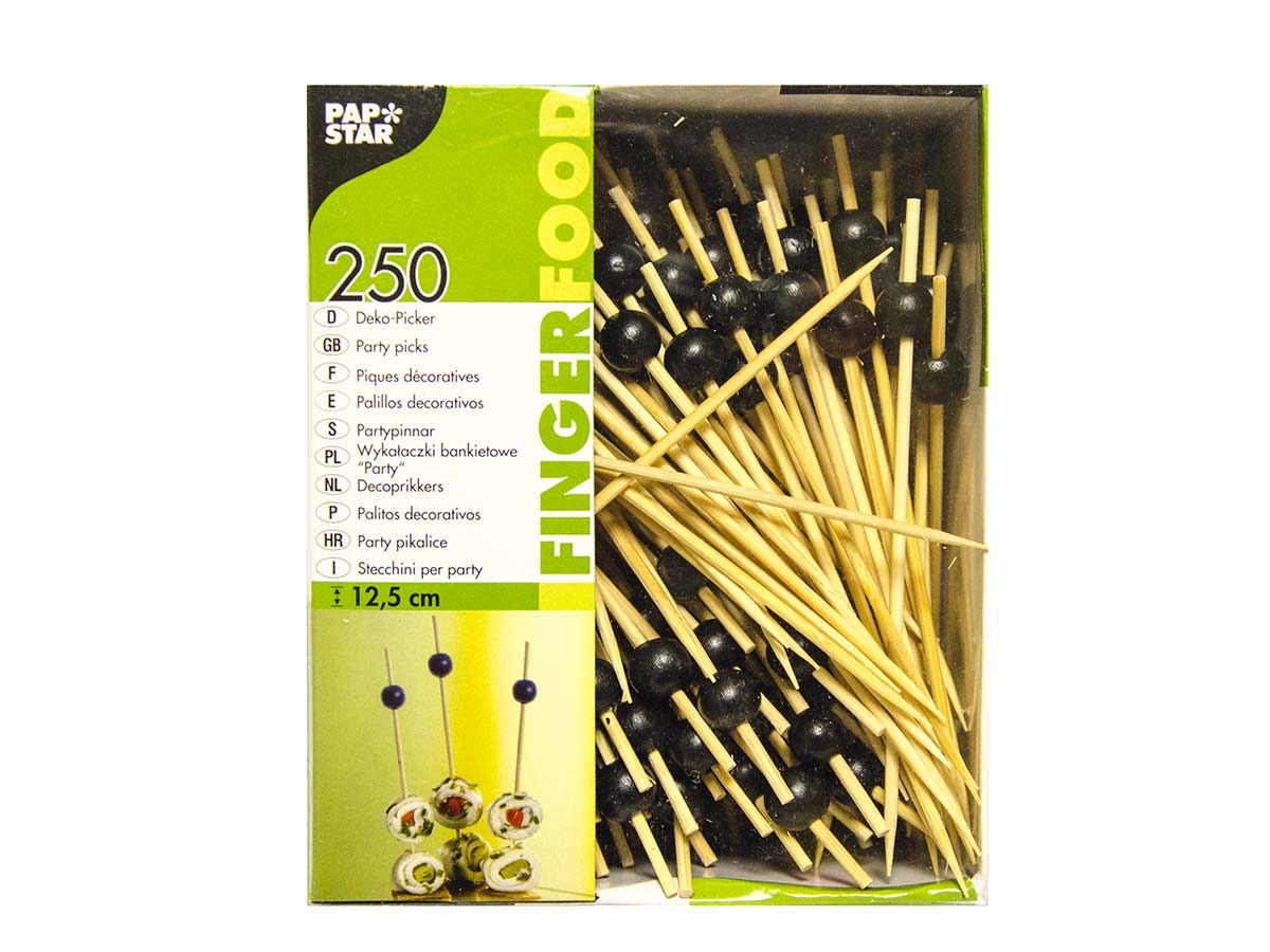 PAPSTAR Napichovadlo Perla 12,5 cm Finger Food 250 ks