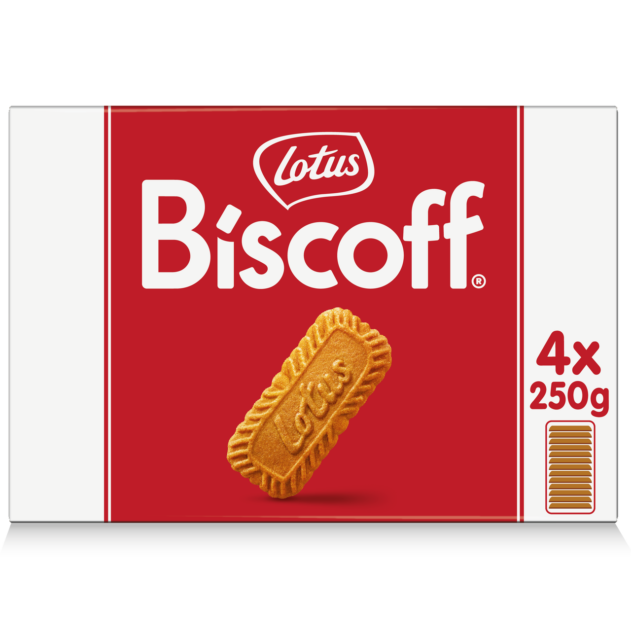 Lotus Biscoff karamelové sušienky 4 x 250 g