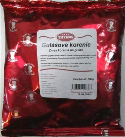 THYMOS Gulášové korenie 500 g