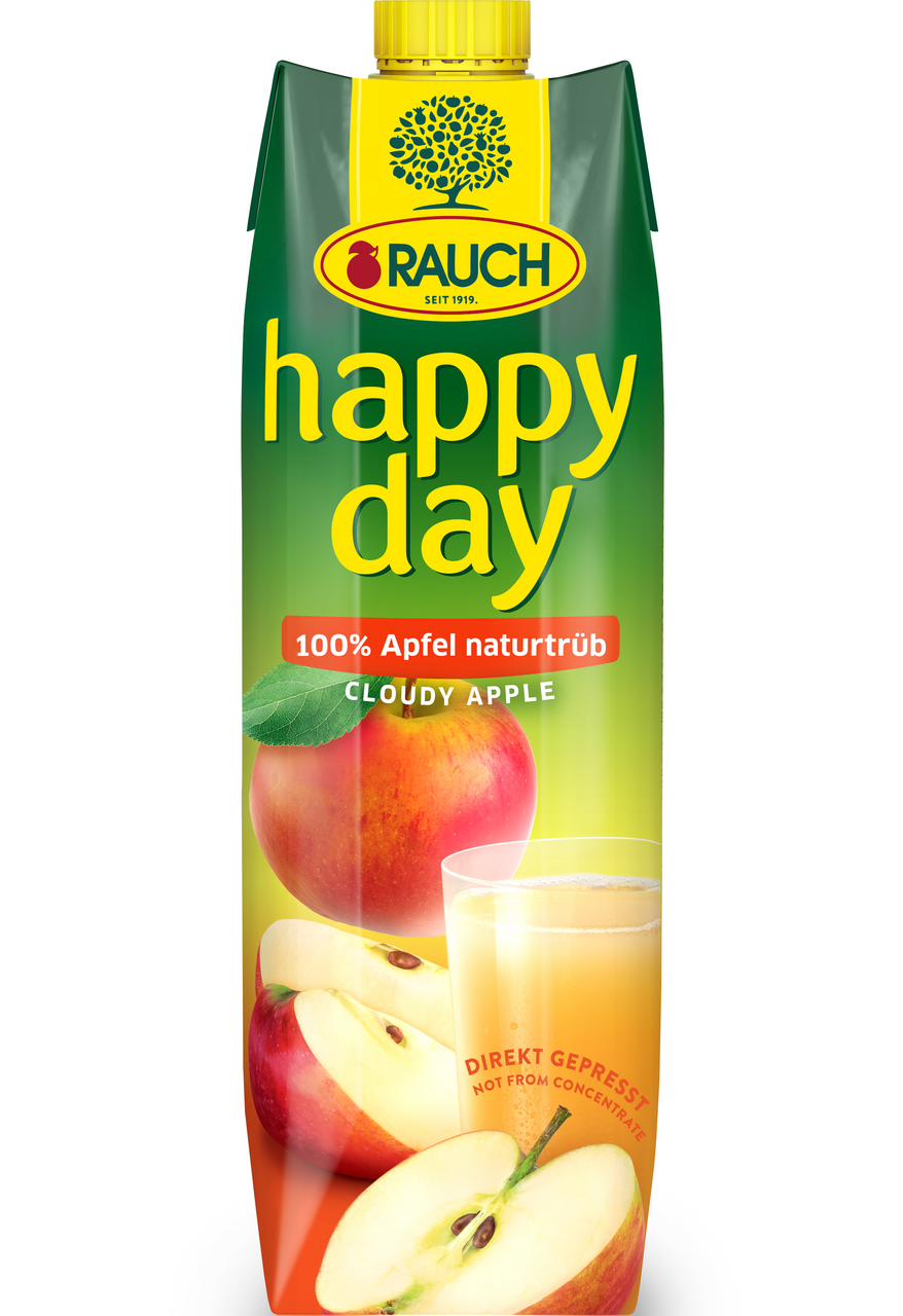 RAUCH happy day Džús 100% jablko s dužinou 1 l