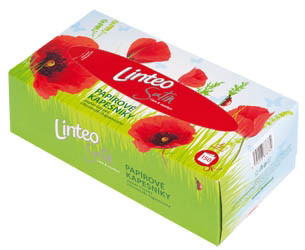 LINTEO vreckovky kozmetické satin 5 x 150 ks