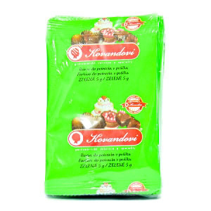 KOVANDOVI Potravinárske farbivo zelené 10 x 5 g