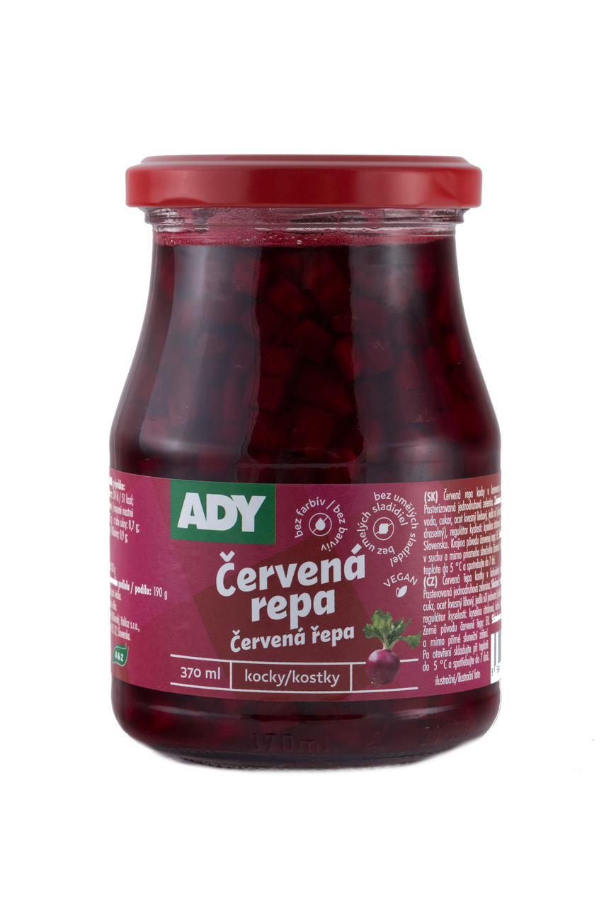 ADY Repa červená kocky 10 x 370 ml