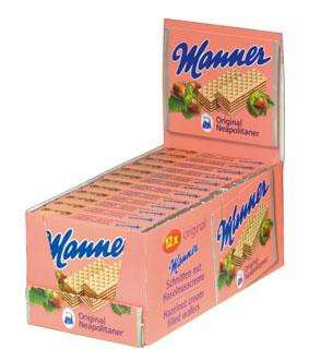 Manner Napolitánky orech 12 x 75 g