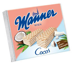 Manner Napolitánky kokos 12 x 75 g