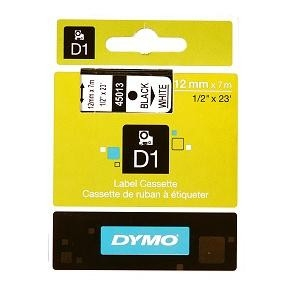 DYMO Páska čierno - biela 12 mm / 7m 1 ks