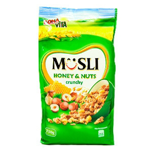 BONAVITA Müsli s medom a orechami 750 g