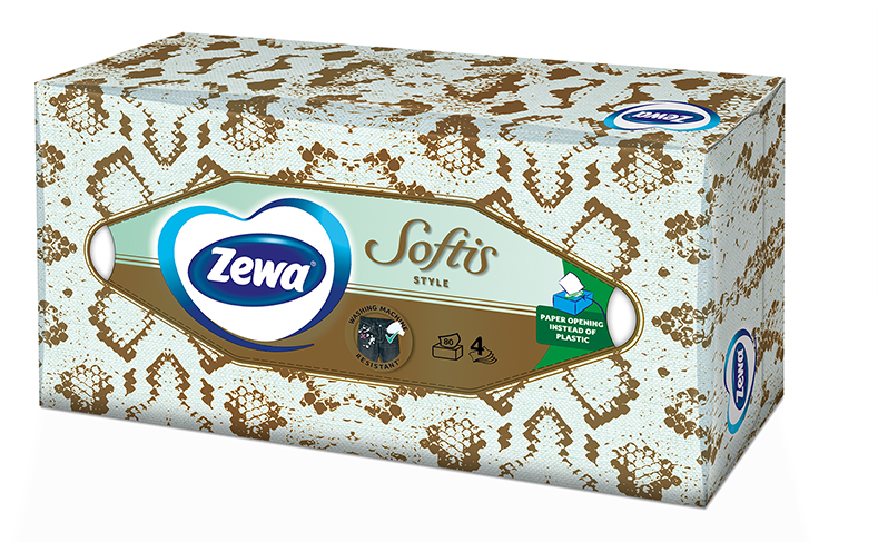 Zewa Softis vreckovky box 3 x 80 ks 