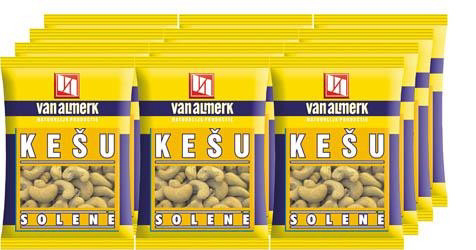 VAN ALMERK Kešu pražené solené 12 x 60 g