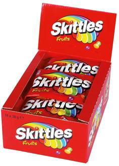 Skittles fruits cukríky 14 x 38 g