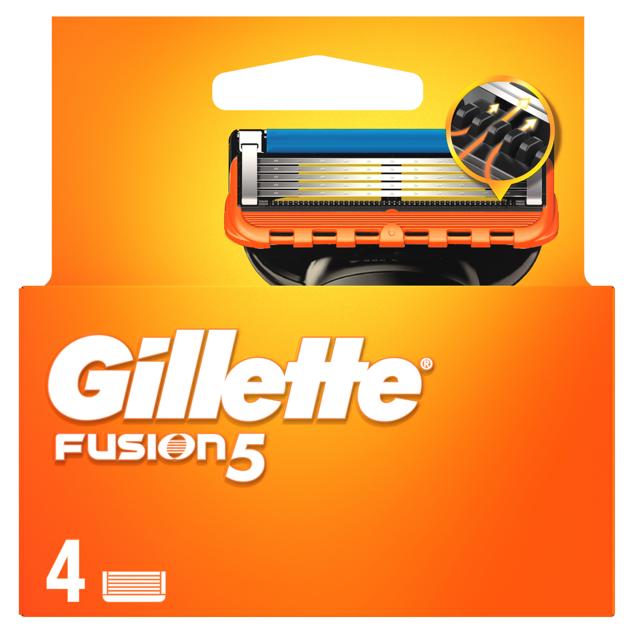 Gillette Fusion manual náhradné hlavice 4 ks