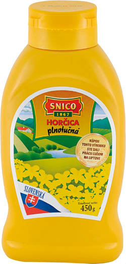 Snico Horčica plnotučná 12 x 450 g