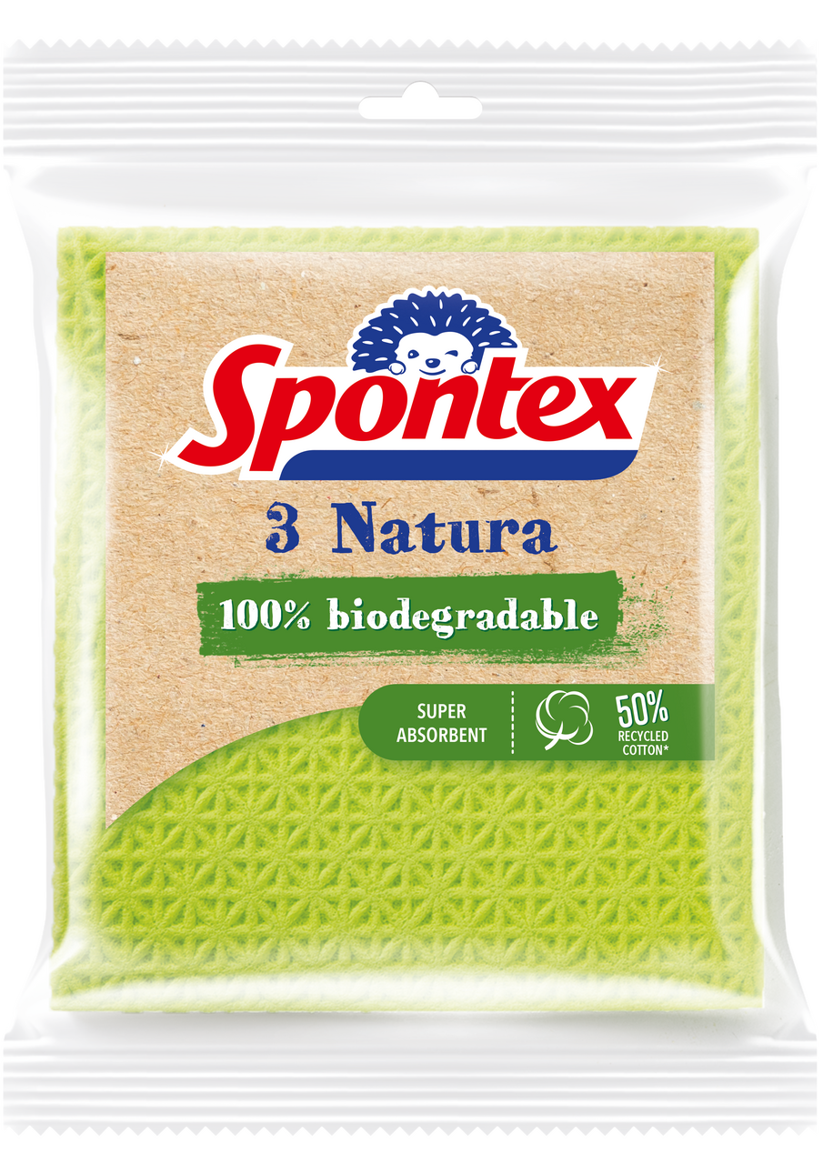 Spontex Utierka hubová natura 3 ks