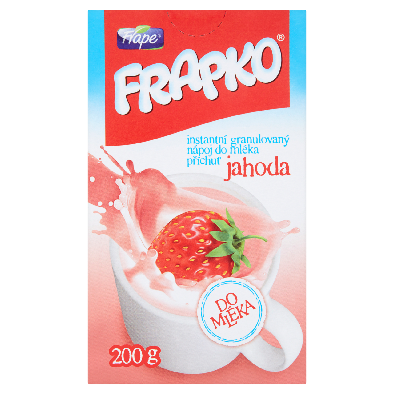FRAPKO Frape s vlákninou jahoda 6 x 200 g