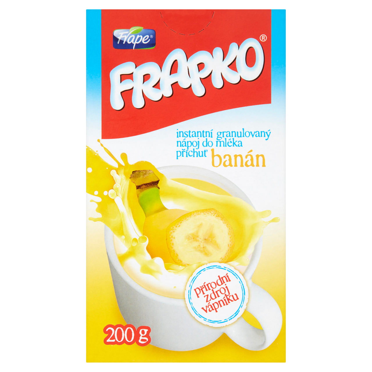 FRAPKO Frape s vlákninou banán 6 x 200 g