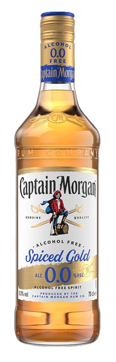 Captain Morgan Spiced Gold nealkoholický 0% 700 ml