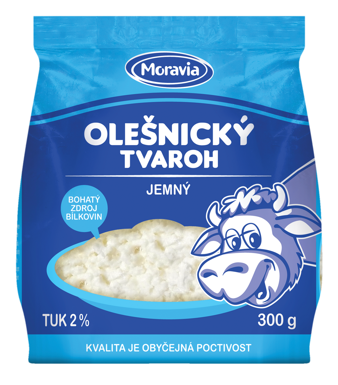 Moravia Olešnický tvaroh jemný chlad. 300 g