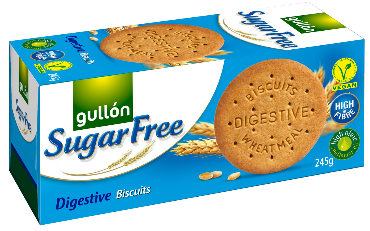 gullón Digestive sušienky bez cukru 245 g