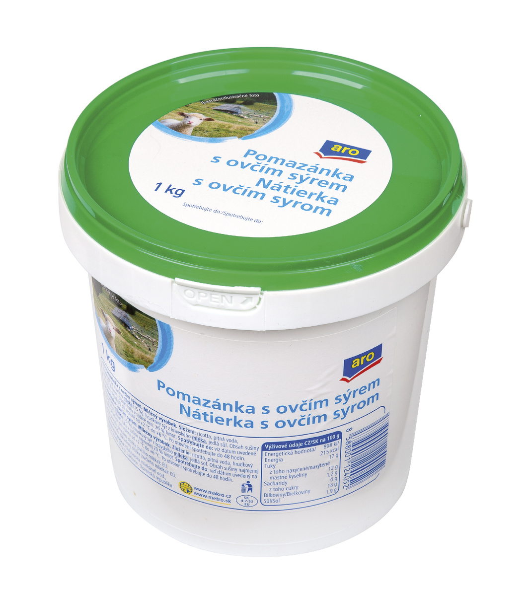 aro Nátierka s ovčím syrom chlad. 1 kg