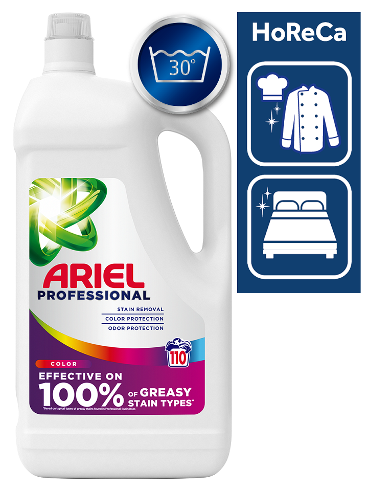 P&G Professional ARIEL Color prací prášok (110 praní) 1 ks